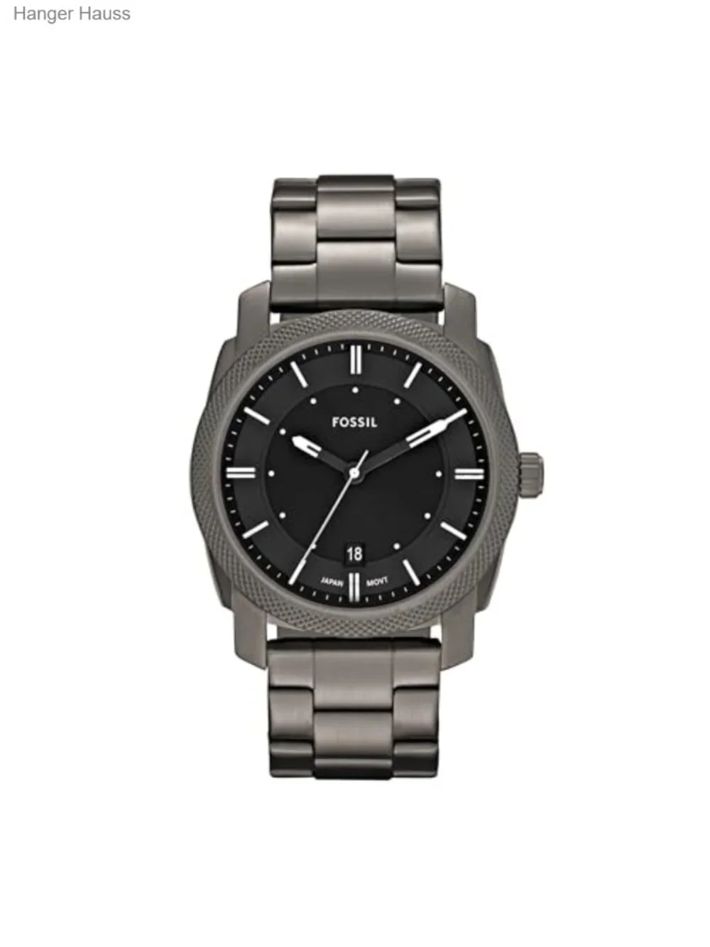 Men's Stainless Steel Quartz Watch with Day-Date Analog Display Water Resistant
